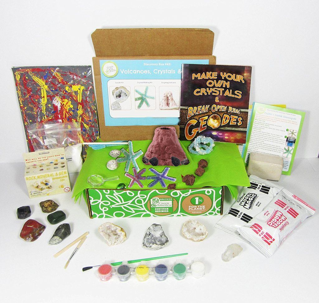 Green Kid Crafts, Volcanoes Discovery Box