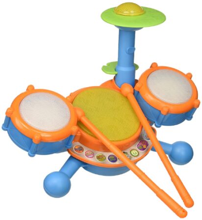 This is an image of Vtech kidibeats drum set for kids