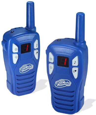 This is an image of blue kids Walkie-talkie 'little pretender'