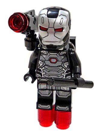 This is an image of a War Machine Minifigure building set for kids.