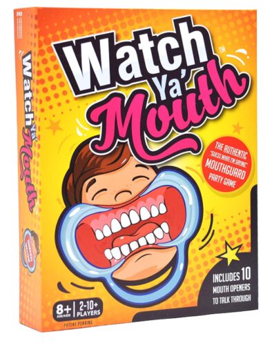 this is an image of a mouthpiece game for a family activity. 