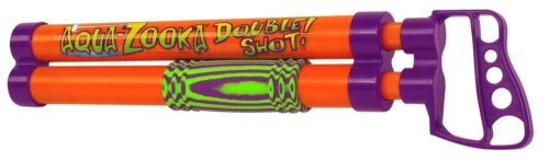 red and purtple toy Water Bazooka gun