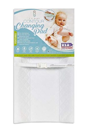 this is an image of a waterproof contour changing pad for babies. 