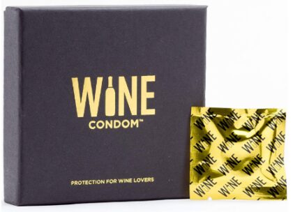 This is an image of brother's funny gift wine condoms