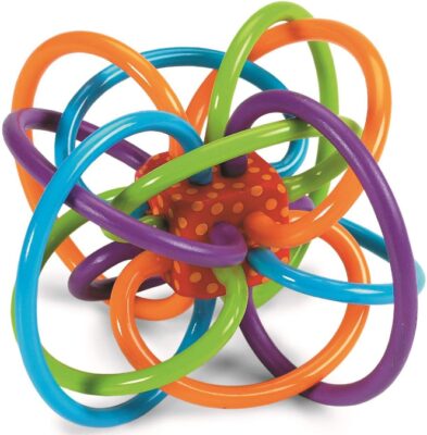 This is an image of a baby winkle rattle toy