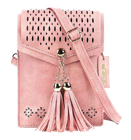 this is an image of an orange crossbody bag for teenage girls. 