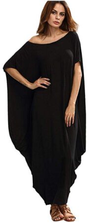 This is an image of sister's sleeve dress in black color