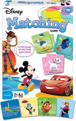 This is an image of a matching Disney characters game by Wonder Forge. 