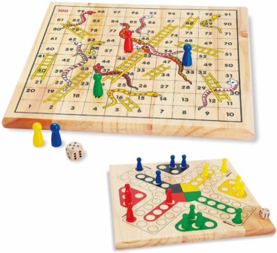 This is an image of a 2 in 1 classic board game for kids by ZONXIE. 