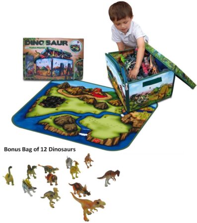 This is an image of board game about dinosaur toys playset