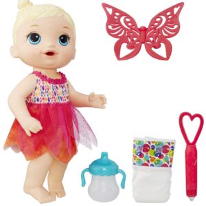 this is an image of baby's potty training doll alive face paint fairy in red color