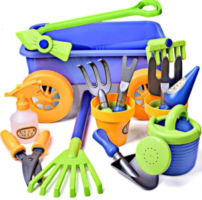 This is an image of multi gardening tools for kids