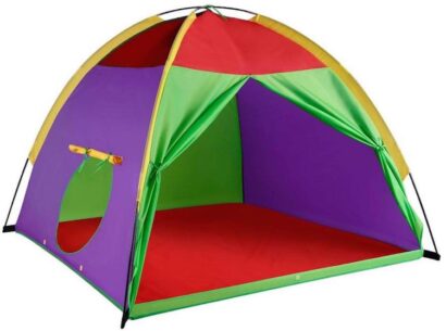 this is an image of kid's teepee tent alvantor in colorful colors