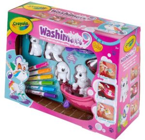 Crayola Scribble Scrubbie Pets Scrub Tub Animal Toy Set, Kids Indoor Activities At Home, Gift Age 3+