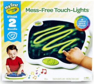 My First Crayola Touch Lights, Musical Doodle Board, Toddler Toy, Gift