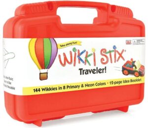 This is an image of arts and crafts of kids 3 year olds, Wikki Stix Traveler Playset
