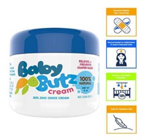 this is an image of baby's butz diaper rash cream