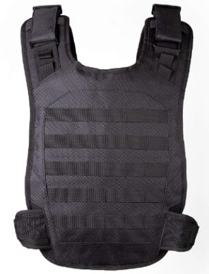 This is an image of kids baby carrier in military design and in black color 