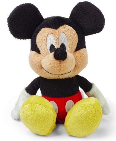 This is an image of mickey mouse mini jingler plush toy 