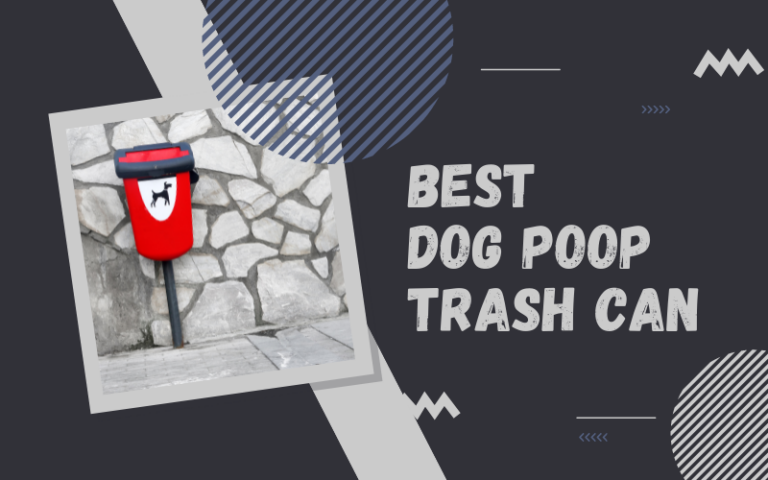 best dog poop trash can