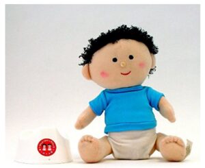 this is an image of baby's potty training doll blush in bleu color