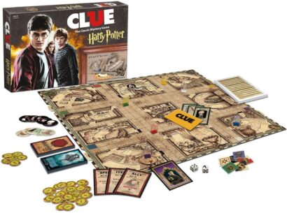 this is an image of kid's harry potter board game in colorful colors