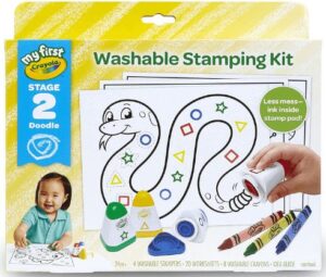 Crayola My First Washable Stamps and Crayons, Activity Set, Gift