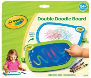 My First Crayola Double Doodle Board, Drawing Tablet, Toddler Toy, Gift