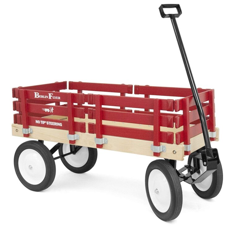Classic berlin flyer red wagon for kids 