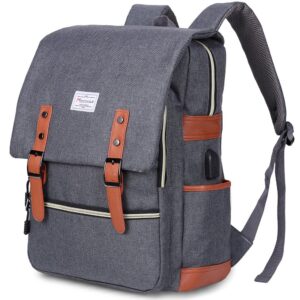 this is an image of a college backpack with usb charging port
