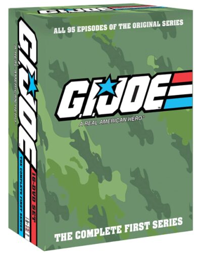 this is an image of a complete first series of G.I. Joe DVD set.