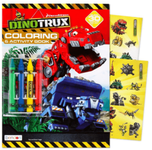 This is an image of kids dinotrux set toy