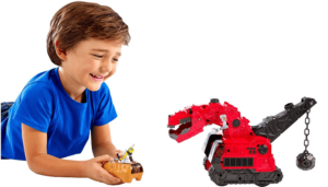 This is an image of kids dinotrux reptool rux toys