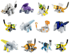 This is an image of kids dinotrux reptool rollers set toys