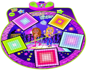This is an image of kids Dance Mixer Electronic Playmat - Touch-Sensitive Design with Background Music- Adjustable Music Tempo Setting ,Plug in Music