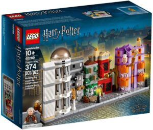 this is an image of a diagon alley mini lego set