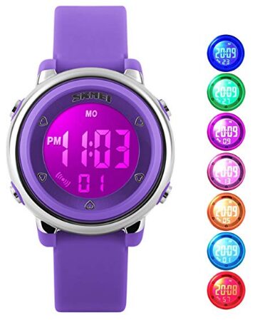 This is an image of Multi function watch with waterproof and Led light also alarm