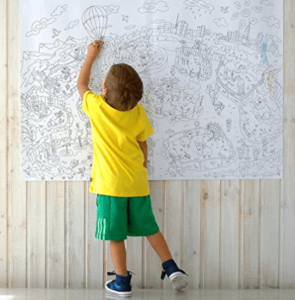 Big giant coloring poster