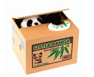 Cute Stealing Coin Little Panda Money Bank