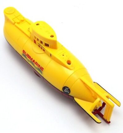 This is an image of eMart Kids Mini RC Toy Remote Control in yellow color