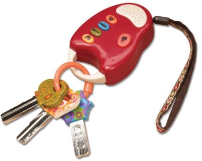 This is an image of toddler's key toy with light and sounds in multi colors