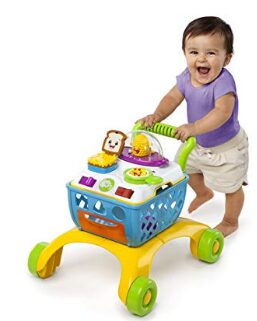 This is an image of cook walker toy with a baby holding it