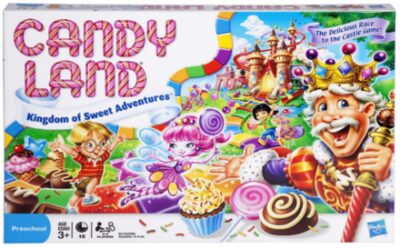 This is an image of kids board game candy land kingdom.