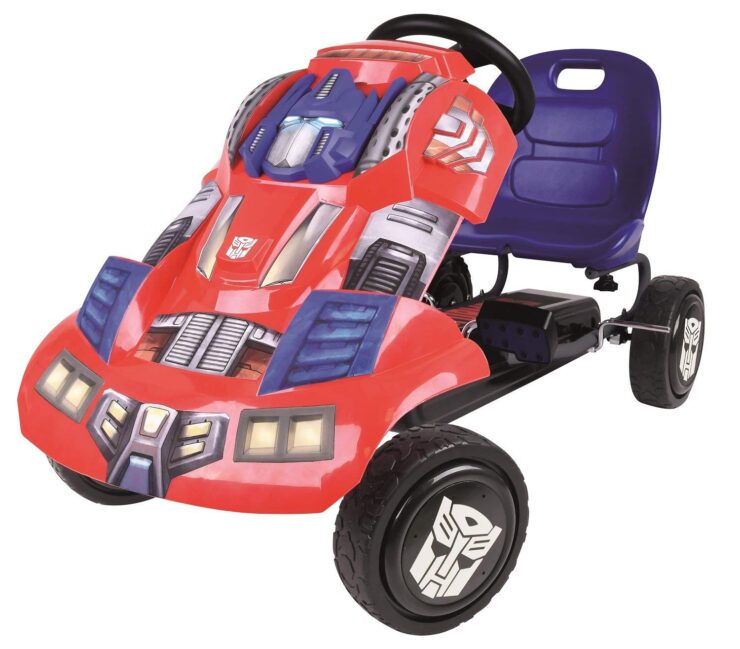 hauck transformers optimus prime pedal go kart designed for kids