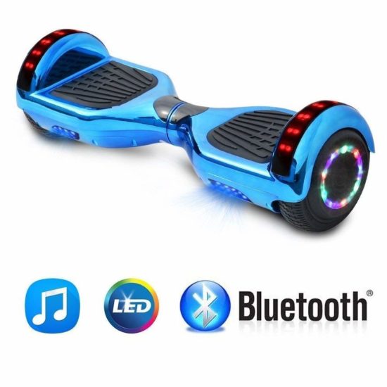 blue Smart Self Balancing Scooter