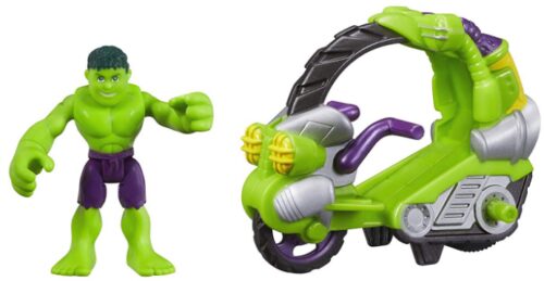 This is an image of hulk and car figure