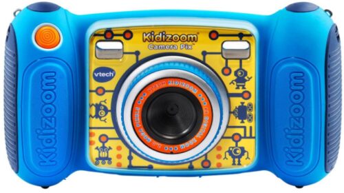 This is an image of camera pix in blue color by Vtech 