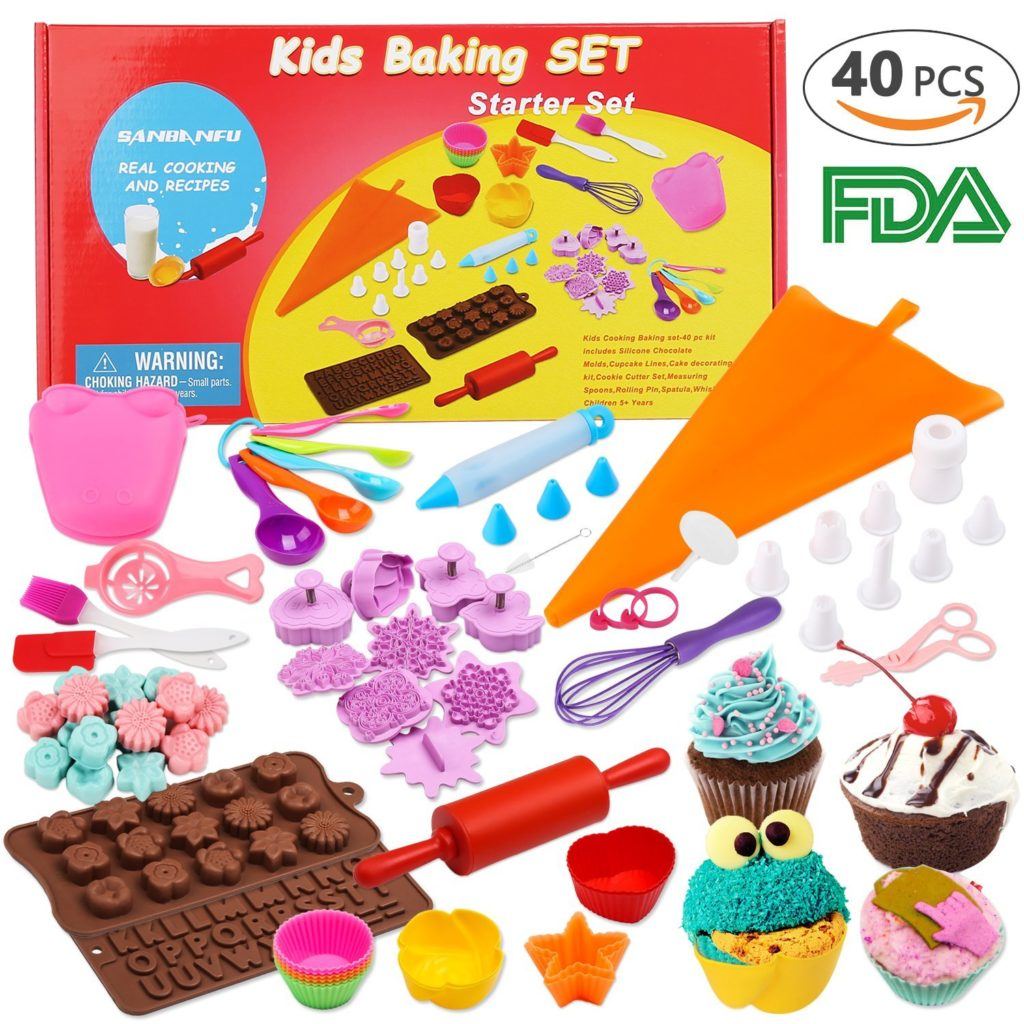 Kids Cooking Baking set Baking supplies Cupcake 