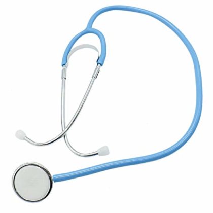 kids working stethoscope blue