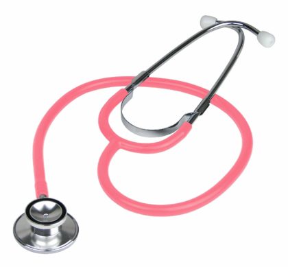 pink kids play toy stethoscope